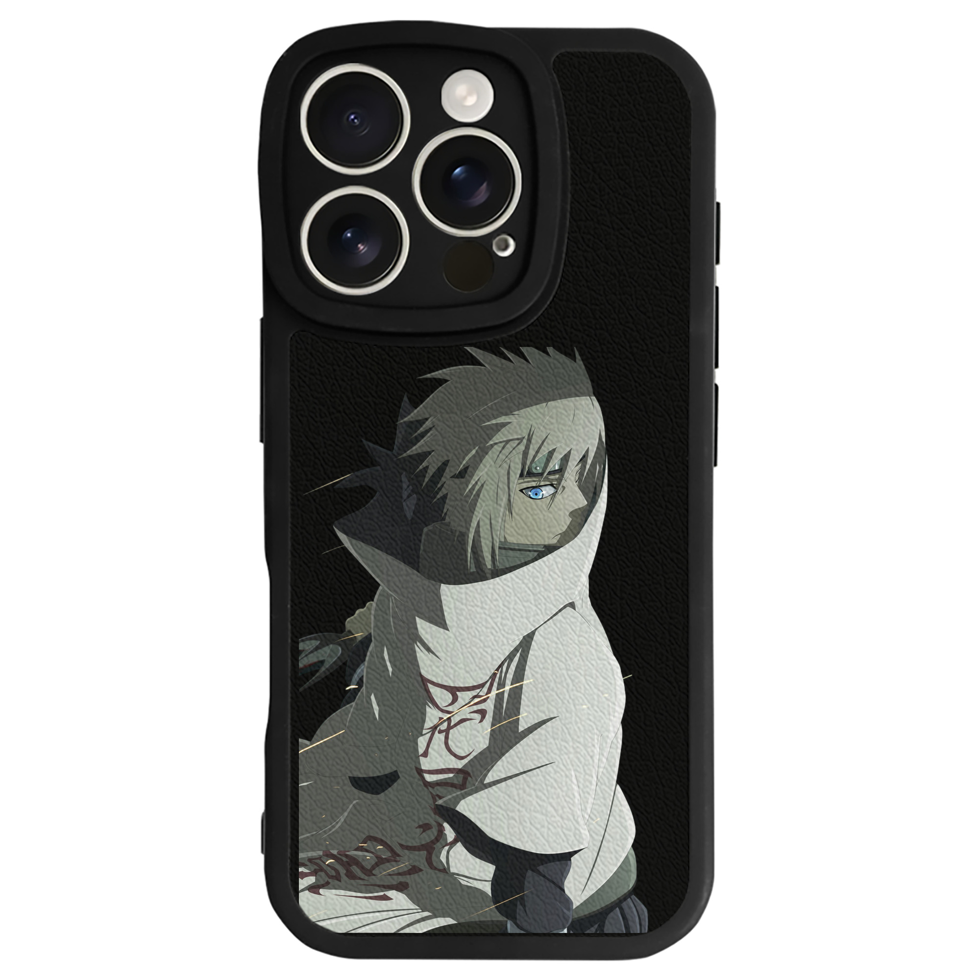 （画像用） NARUTO -ナルト- 波風 ミナト Namikaze Minato 【iPhone 16シリーズ対応】シリコンスマホケース（レザー調） 材質：シリコン